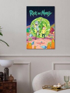 Allposters Rick and Morty Cover 22.375” X 34” Poster NEW